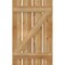Ekena Millwork Spaced Board-n-Batten Shutters w/Z-Bar, Rough Sawn Western Red Cedar, 23W x 37H, PR RBS06Z23X037RWR - alternate 3